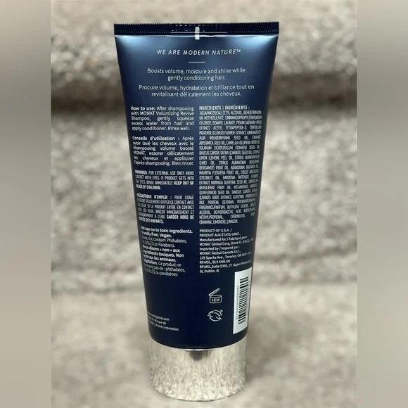 SOLD NEW MONAT Volumizing Revitalize Conditioner Infused w/ Rejuveniqe 6 OZ - Picture 2 of 6